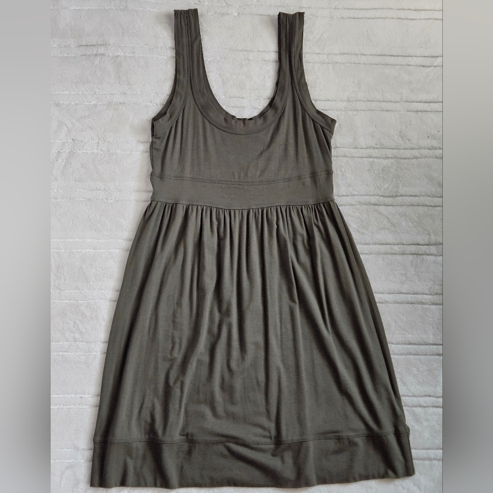 Forever 21 Olive Sleeveless Casual Dress